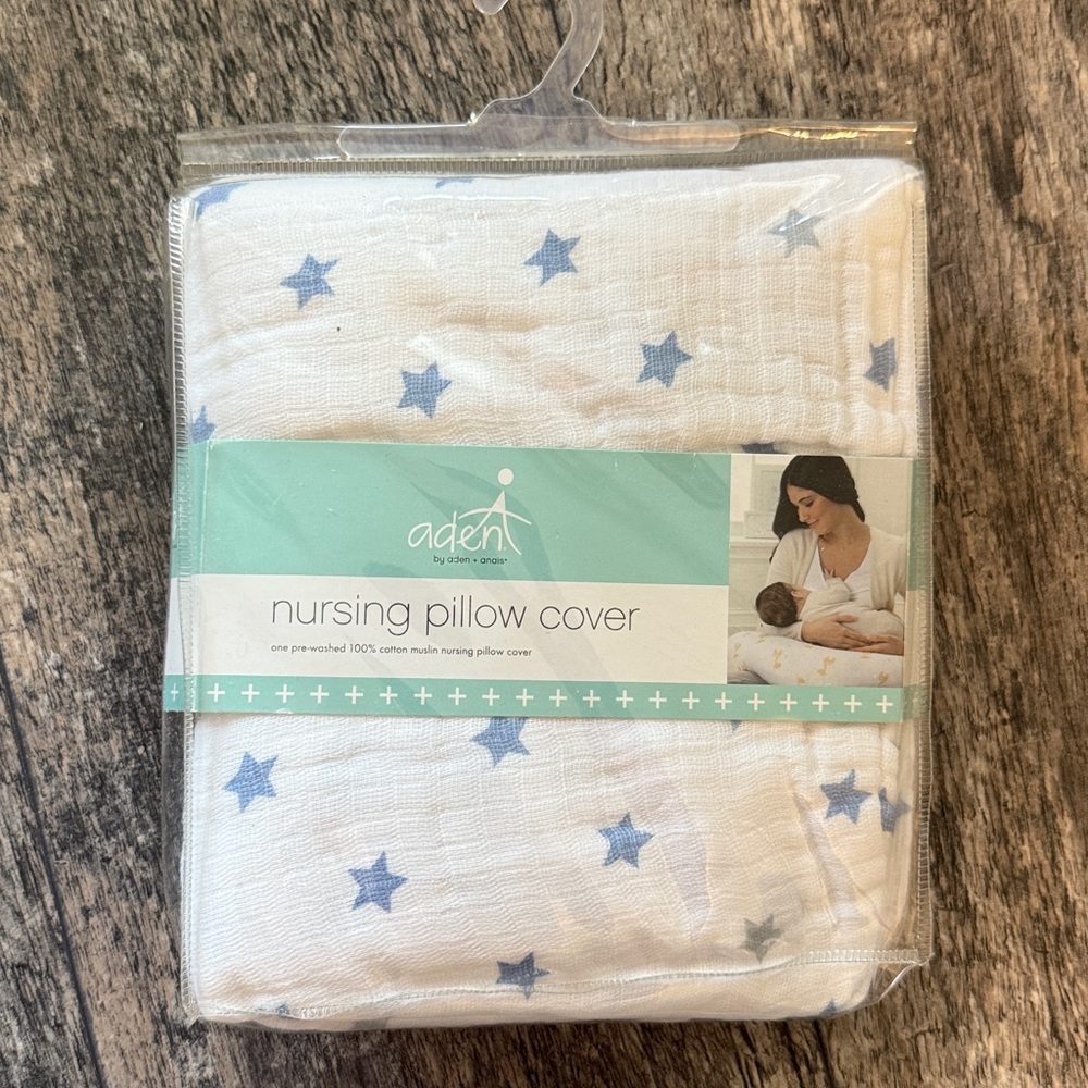 Aden and Anais nursing pillow cover stars new 100% cotton muslin
